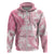 Polynesian Women's Day Hoodie Plumeria Passion - Pink LT7 Zip Hoodie Pink - Polynesian Pride