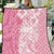 Polynesian Women's Day Quilt Plumeria Passion - Pink LT7 Pink - Polynesian Pride