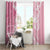 Polynesian Women's Day Window Curtain Plumeria Passion - Pink LT7 - Polynesian Pride