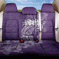 Polynesian Women's Day Back Car Seat Cover Plumeria Passion - Purple LT7 One Size Purple - Polynesian Pride