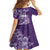 Polynesian Women's Day Family Matching Off Shoulder Maxi Dress and Hawaiian Shirt Plumeria Passion - Purple LT7 - Polynesian Pride