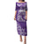 Polynesian Women's Day Family Matching Puletasi and Hawaiian Shirt Plumeria Passion - Purple LT7 Mom's Dress Purple - Polynesian Pride