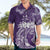 Polynesian Women's Day Hawaiian Shirt Plumeria Passion - Purple LT7 - Polynesian Pride