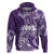 Polynesian Women's Day Hoodie Plumeria Passion - Purple LT7 Pullover Hoodie Purple - Polynesian Pride