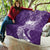 Polynesian Women's Day Quilt Plumeria Passion - Purple LT7 - Polynesian Pride