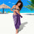 Polynesian Women's Day Sarong Plumeria Passion - Purple LT7 - Polynesian Pride