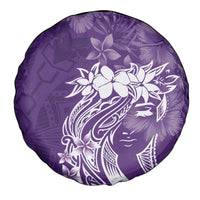 Polynesian Women's Day Spare Tire Cover Plumeria Passion - Purple LT7 - Polynesian Pride