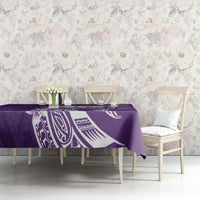 Polynesian Women's Day Tablecloth Plumeria Passion - Purple LT7 - Polynesian Pride