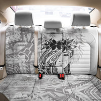 Polynesian Women's Day Back Car Seat Cover Plumeria Passion - White LT7 - Polynesian Pride