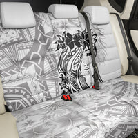 Polynesian Women's Day Back Car Seat Cover Plumeria Passion - White LT7 - Polynesian Pride