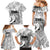 Polynesian Women's Day Family Matching Mermaid Dress and Hawaiian Shirt Plumeria Passion - White LT7 - Polynesian Pride