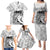 Polynesian Women's Day Family Matching Puletasi and Hawaiian Shirt Plumeria Passion - White LT7 - Polynesian Pride