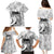 Polynesian Women's Day Family Matching Puletasi and Hawaiian Shirt Plumeria Passion - White LT7 - Polynesian Pride