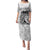 Polynesian Women's Day Family Matching Puletasi and Hawaiian Shirt Plumeria Passion - White LT7 Mom's Dress White - Polynesian Pride