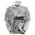 Polynesian Women's Day Hoodie Plumeria Passion - White LT7 - Polynesian Pride