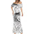 Polynesian Women's Day Mermaid Dress Plumeria Passion - White LT7 - Polynesian Pride