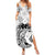 Polynesian Women's Day Summer Maxi Dress Plumeria Passion - White LT7 Women White - Polynesian Pride