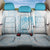 Polynesian Women's Day Back Car Seat Cover Plumeria Passion - Turquoise LT7