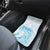 Polynesian Women's Day Car Mats Plumeria Passion - Turquoise LT7 - Polynesian Pride