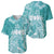 Polynesian Women's Day Baseball Jersey Plumeria Passion - Teal LT7 - Polynesian Pride