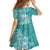 Polynesian Women's Day Family Matching Off Shoulder Maxi Dress and Hawaiian Shirt Plumeria Passion - Teal LT7 - Polynesian Pride