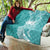 Polynesian Women's Day Quilt Plumeria Passion - Teal LT7 - Polynesian Pride