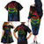 New Zealand Pride Family Matching Off The Shoulder Long Sleeve Dress and Hawaiian Shirt Takatapui Rainbow Fern