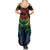 New Zealand Pride Family Matching Summer Maxi Dress and Hawaiian Shirt Takatapui Rainbow Fern