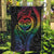 New Zealand Pride Garden Flag Takatapui Rainbow Fern