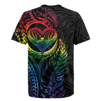 New Zealand Pride Rugby Jersey Takatapui Rainbow Fern LT7 - Polynesian Pride