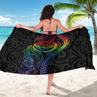 New Zealand Pride Sarong Takatapui Rainbow Fern LT7 - Polynesian Pride