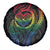 New Zealand Pride Spare Tire Cover Takatapui Rainbow Fern