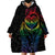 New Zealand Pride Wearable Blanket Hoodie Takatapui Rainbow Fern