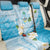 Guam Chamorro Guasali Flowers Back Car Seat Cover Aqua Gradient LT7