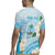 Guam Chamorro Guasali Flowers Rugby Jersey Aqua Gradient