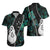 Personalised New Zealand Hawaiian Shirt Paua Shell Maori Manaia with Silver Ferns LT7 - Polynesian Pride