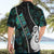 Personalised New Zealand Hawaiian Shirt Paua Shell Maori Manaia with Silver Ferns LT7 - Polynesian Pride