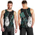 Personalised New Zealand Men Tank Top Paua Shell Maori Manaia with Silver Ferns LT7 - Polynesian Pride