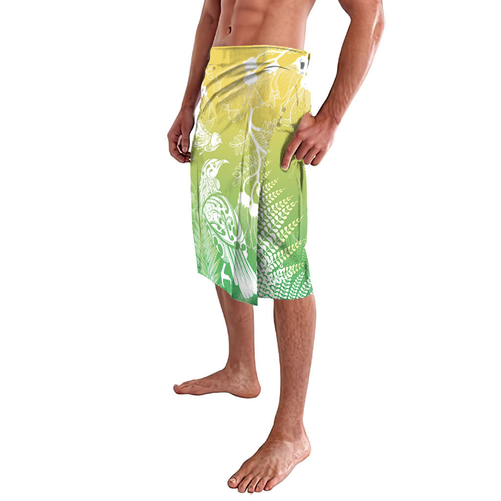 Aotearoa Maori Mahuru Tui With Pikawakawa Lavalava Spring Time LT7 - Polynesian Pride