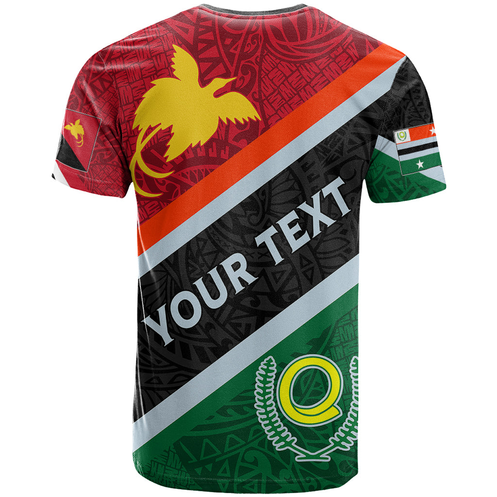 Personalised Penama and Papua New Guinea Day T Shirt Emblem Mix Style LT7 - Polynesian Pride