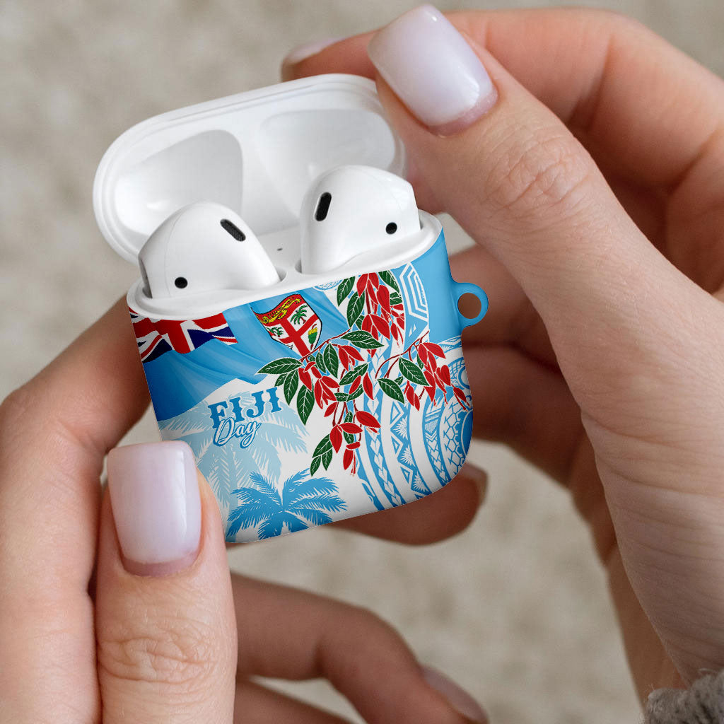 Bula Fiji Day Tagimaucia Palms AirPods Case Toso Mai Viti LT7 - Polynesian Pride