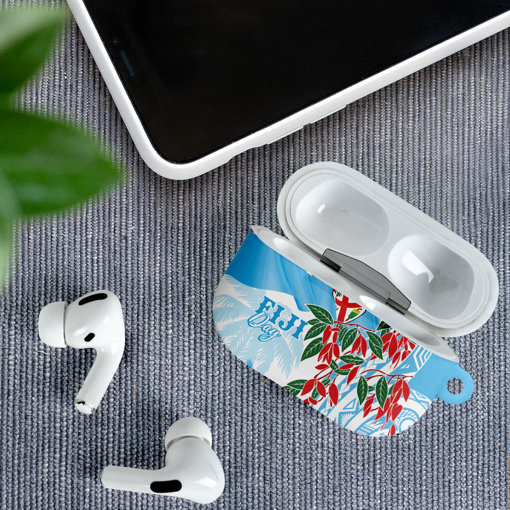 Bula Fiji Day Tagimaucia Palms AirPods Case Toso Mai Viti LT7 - Polynesian Pride