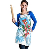 Bula Fiji Day Tagimaucia Palms Apron Toso Mai Viti LT7 - Polynesian Pride