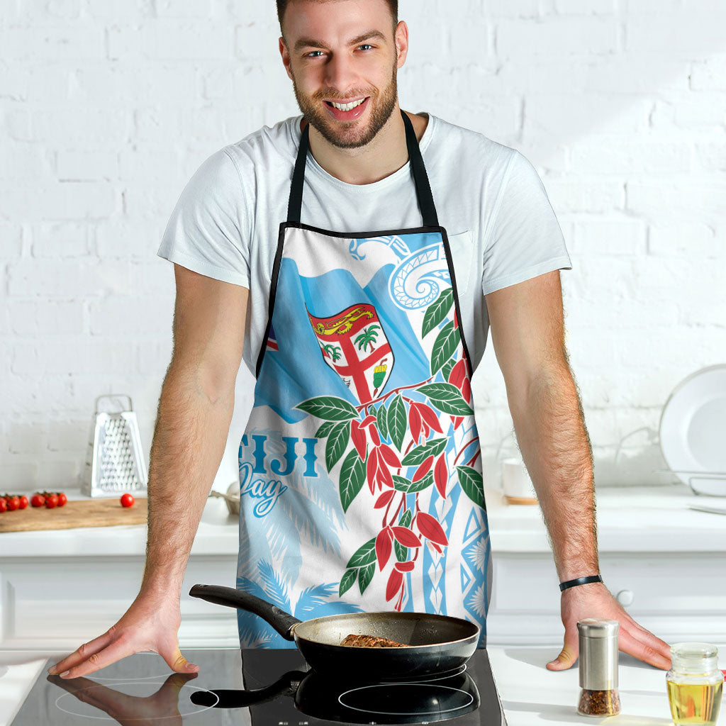 Bula Fiji Day Tagimaucia Palms Apron Toso Mai Viti LT7 - Polynesian Pride