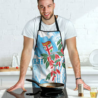 Bula Fiji Day Tagimaucia Palms Apron Toso Mai Viti LT7 - Polynesian Pride