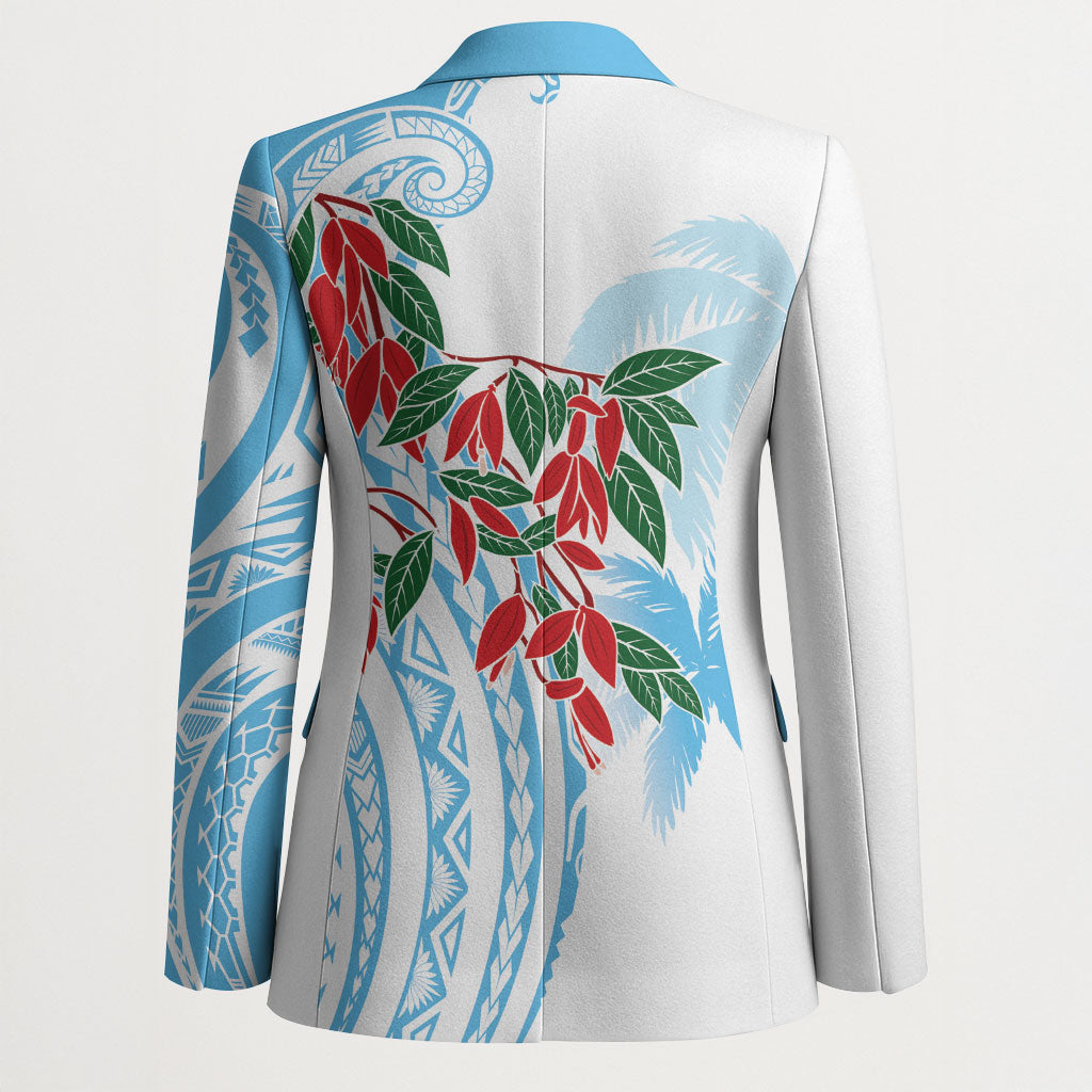Bula Fiji Day Tagimaucia Palms Blazer Toso Mai Viti LT7 - Polynesian Pride