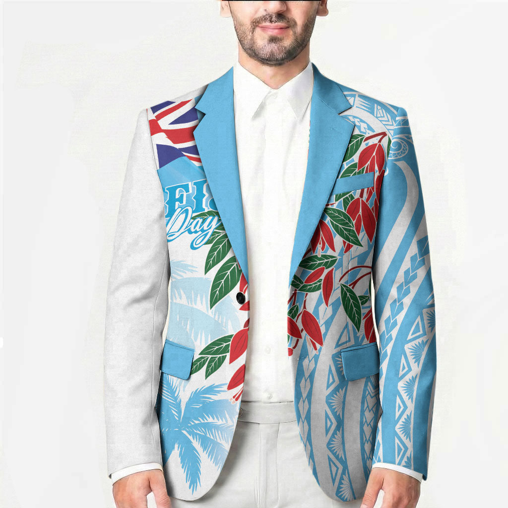 Bula Fiji Day Tagimaucia Palms Blazer Toso Mai Viti LT7 - Polynesian Pride