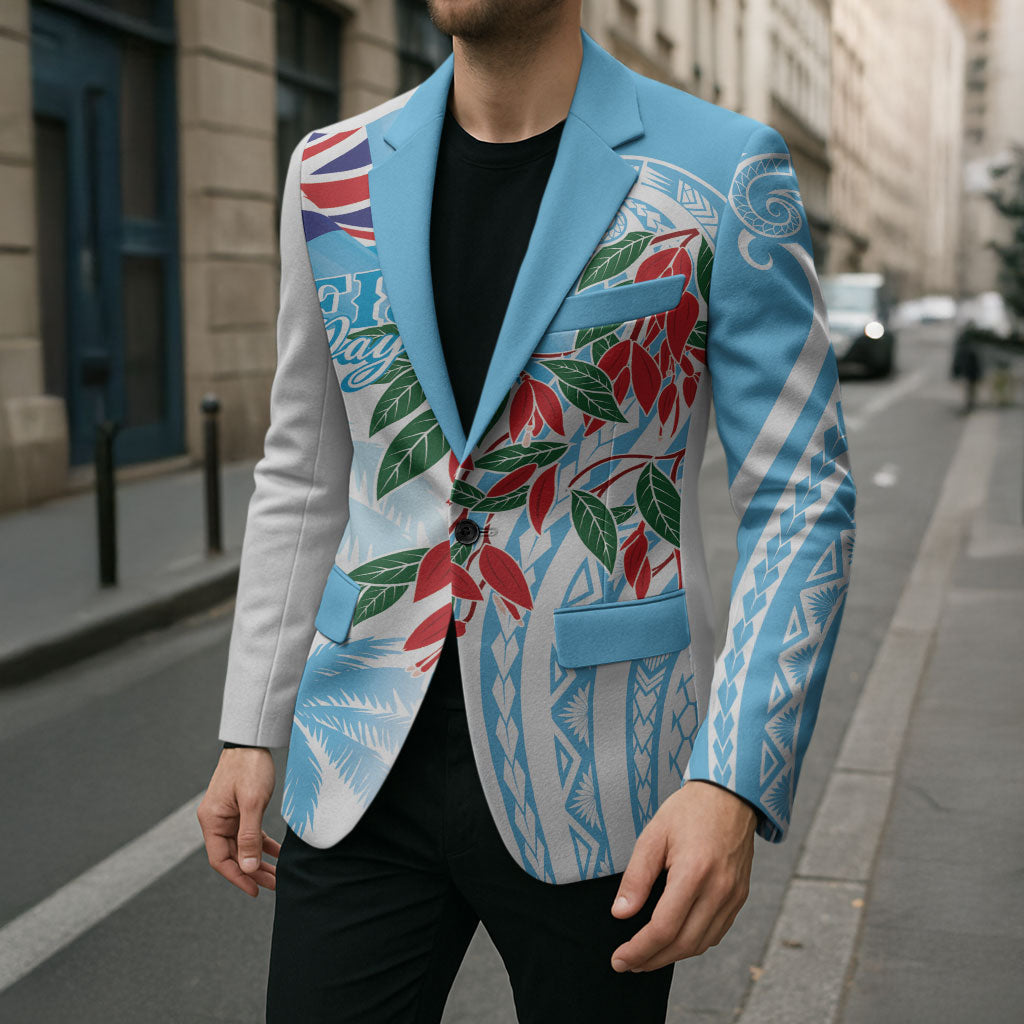 Bula Fiji Day Tagimaucia Palms Blazer Toso Mai Viti LT7 - Polynesian Pride