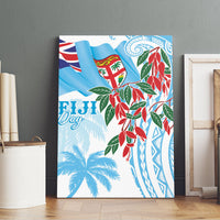Bula Fiji Day Tagimaucia Palms Canvas Wall Art Toso Mai Viti LT7 - Polynesian Pride