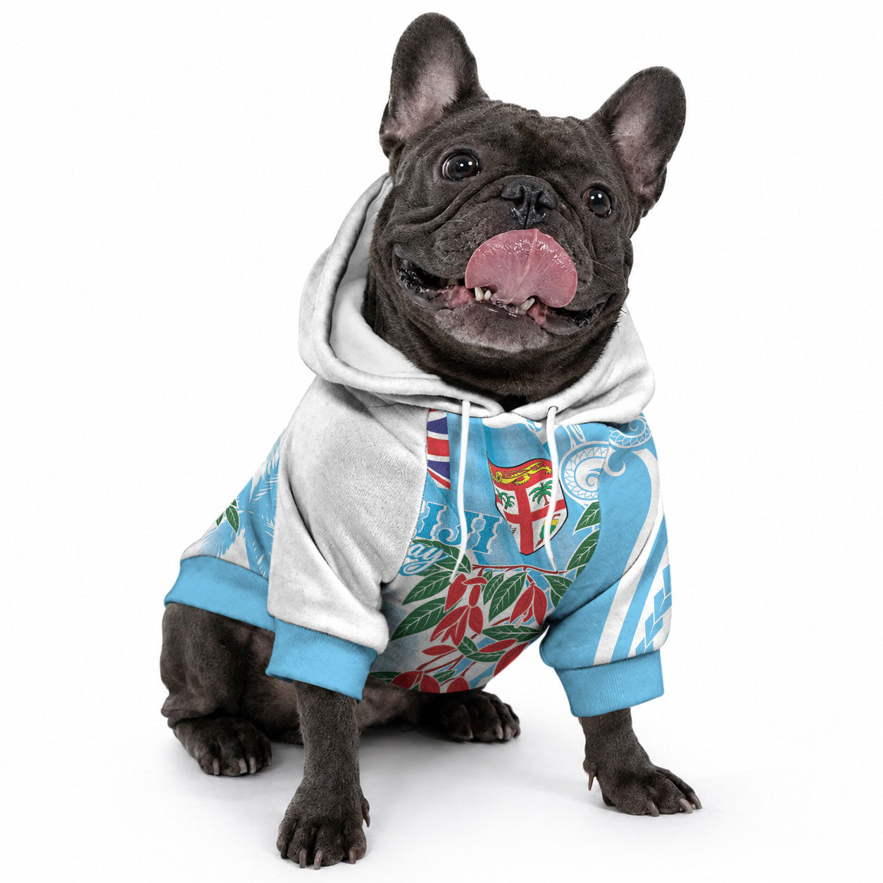 Bula Fiji Day Tagimaucia Palms Pet Hoodie Toso Mai Viti LT7 - Polynesian Pride